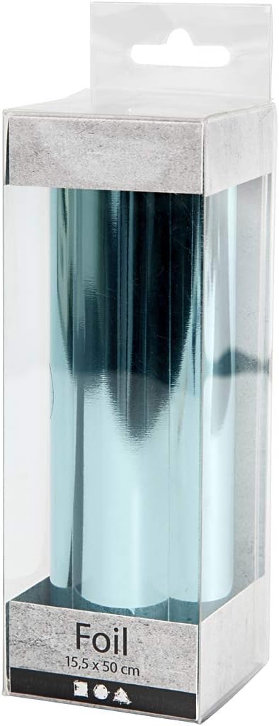 Creativ Dekorfolie und Blattgold, hellblau, One Size