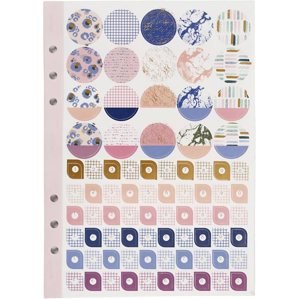 Creativ Journals, Planners and Accessories, purplegoldrose, One Size
