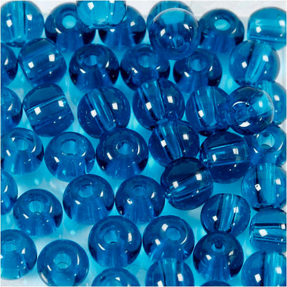 Creativ Glass Acrylic Beads, Turquoise, One Size