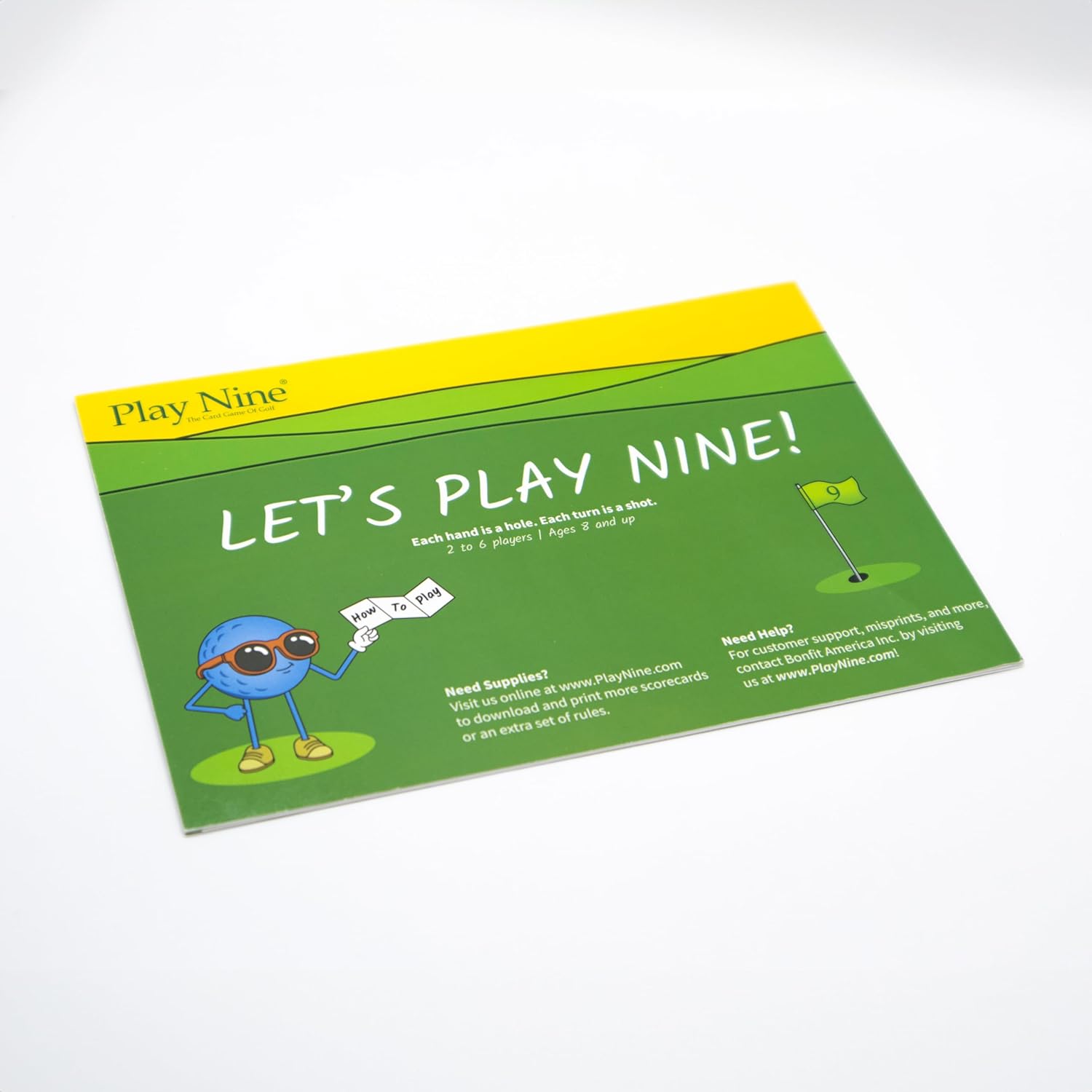 Play Nine - Das Kartenspiel des Golfs: Traditionelles familienfreundliches Partyspiel für Erwachsene, Jugendliche und Kinder