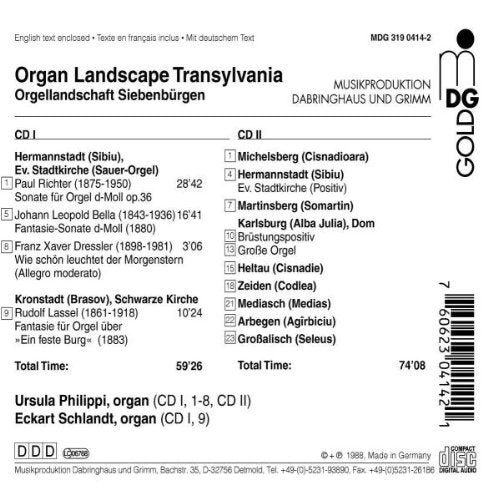 Orgellandschaft Siebenbürgen