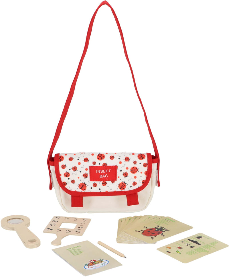 MESCOURSES Insektenforscher-Tasche, rot, S