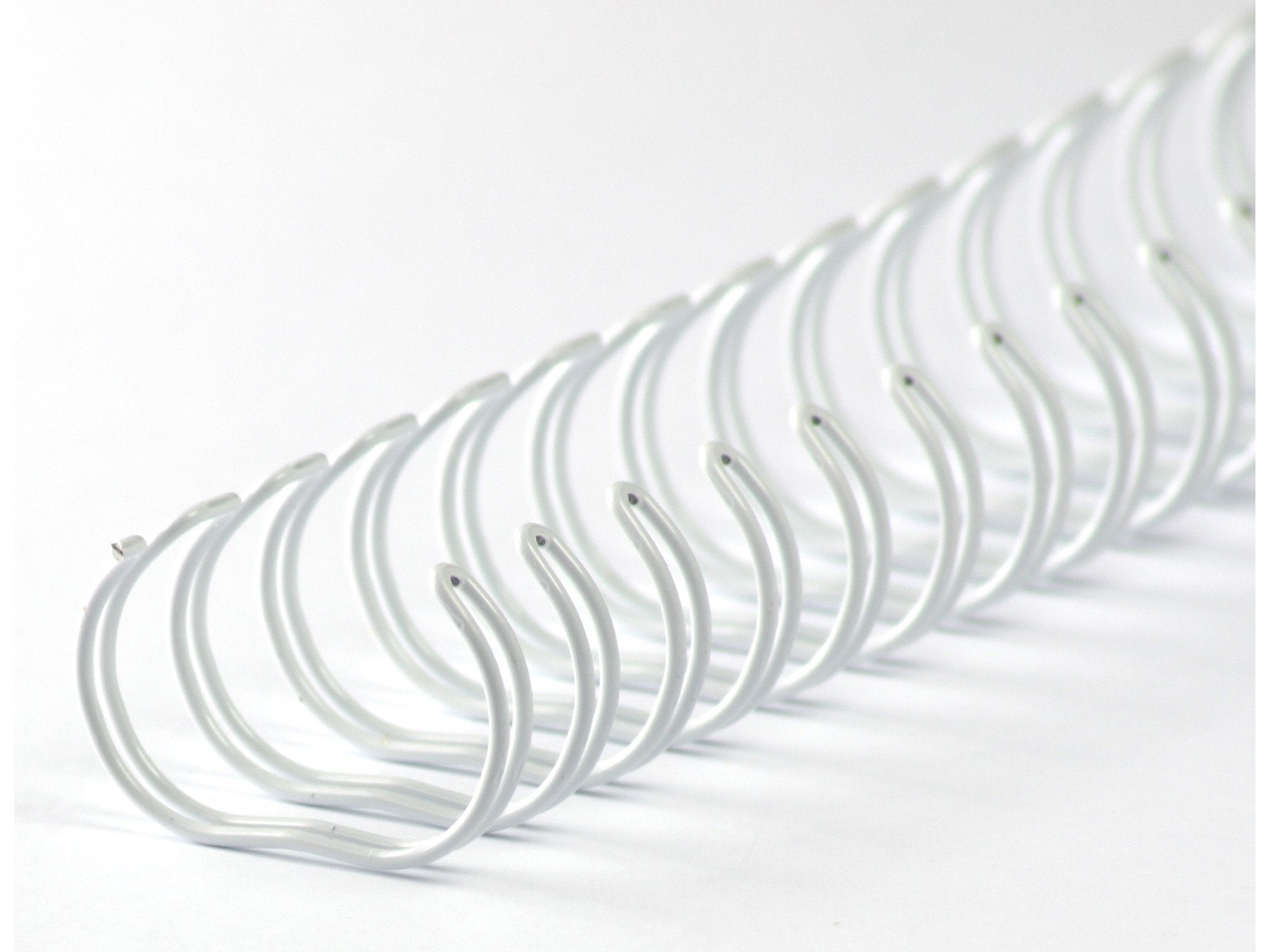 R & B 34RM143 WS Wire Spiral Binding Elements 34 14.3 mm, 9/16-Inch 3: 1 Pitch Pack of 50), White