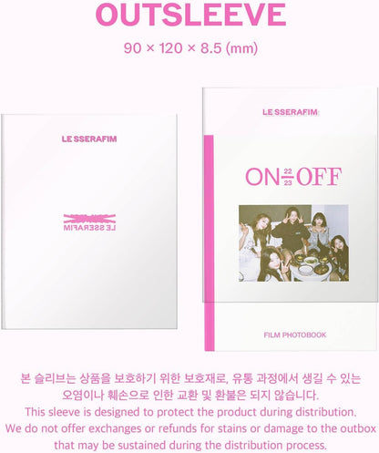 LE SSERAFIM 'ON-OFF' 22-23 FILM PHOTOBOOK（韓国盤）
