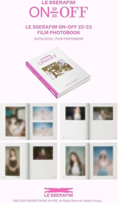 LE SSERAFIM 'ON-OFF' 22-23 FILM PHOTOBOOK（韓国盤）