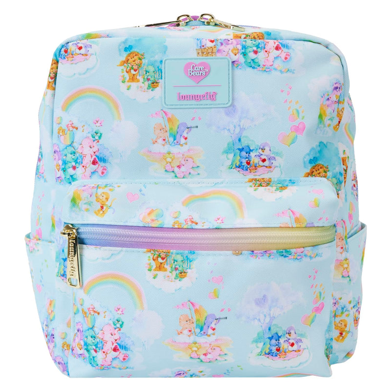 Loungefly: Care Bears - Care Bears Cousins - AOP Nylon Small Square Mini Backpack