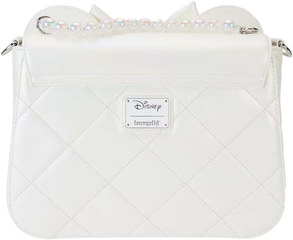 Loungefly Disney Minnie Mouse Iridescent Wedding Crossbody Bag