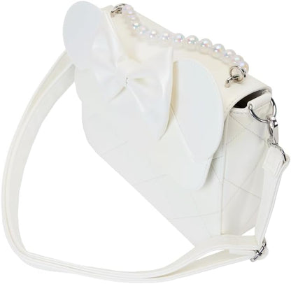 Loungefly Disney Minnie Mouse Iridescent Wedding Crossbody Bag