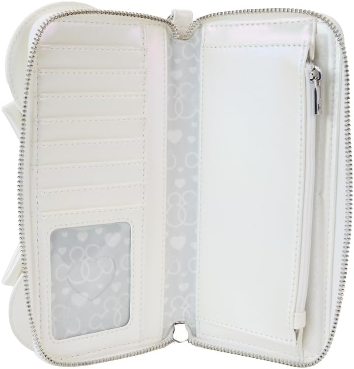 Loungefly: Disney - Mickey & Friends - Irredescent Wedding Wristlet Wallet