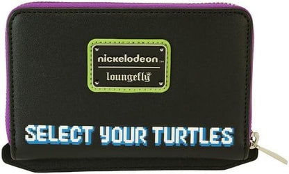 Loungefly: Nickelodeon - Teenage Mutant Ninja Turtles - TMNT 40th Anniversary Vintage Arcade Zip Around Wallet