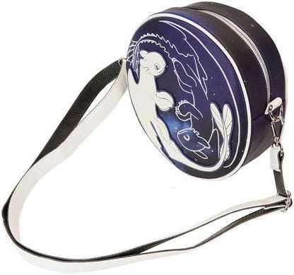 Loungefly How to Train Your Dragon Light and Night Fury Crossbody Bag