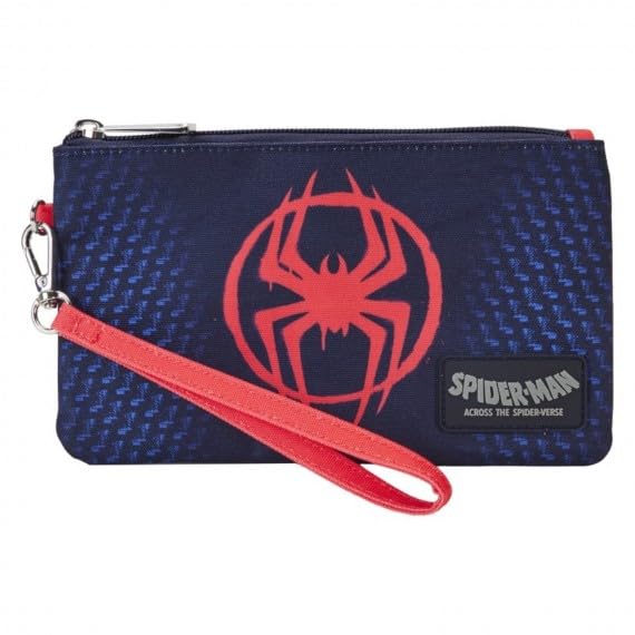 Loungefly: Marvel - Spider-Man - Spider-Verse Miles Morales Nylon Wristlet Wallet