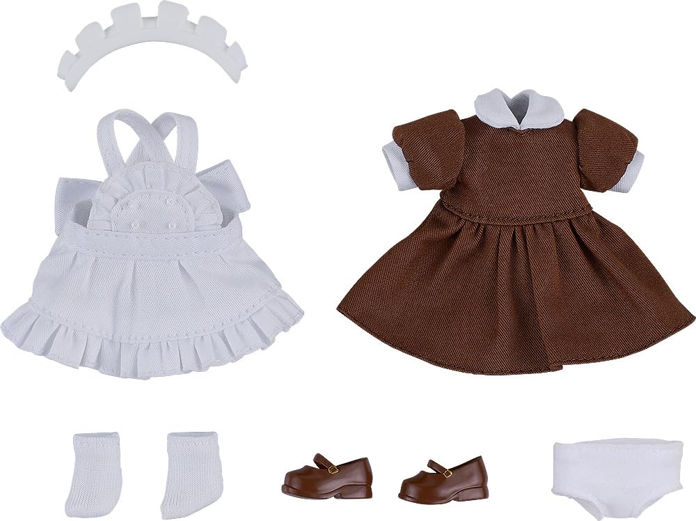 Original Character accessoires pour figurines Nendoroid Doll Outfit Set: Maid Outfit Mini (Brown