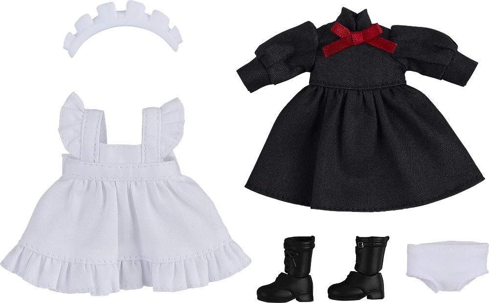 Original Character accessoires pour figurines Nendoroid Doll Outfit Set: Maid Outfit Long (Black)