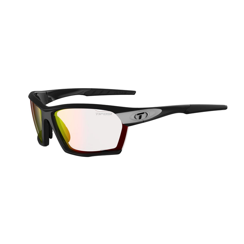 Tifosi Kilo Clarion Red Fototec Single Lens Sunglasses Black/White/Clarion Red Fototec