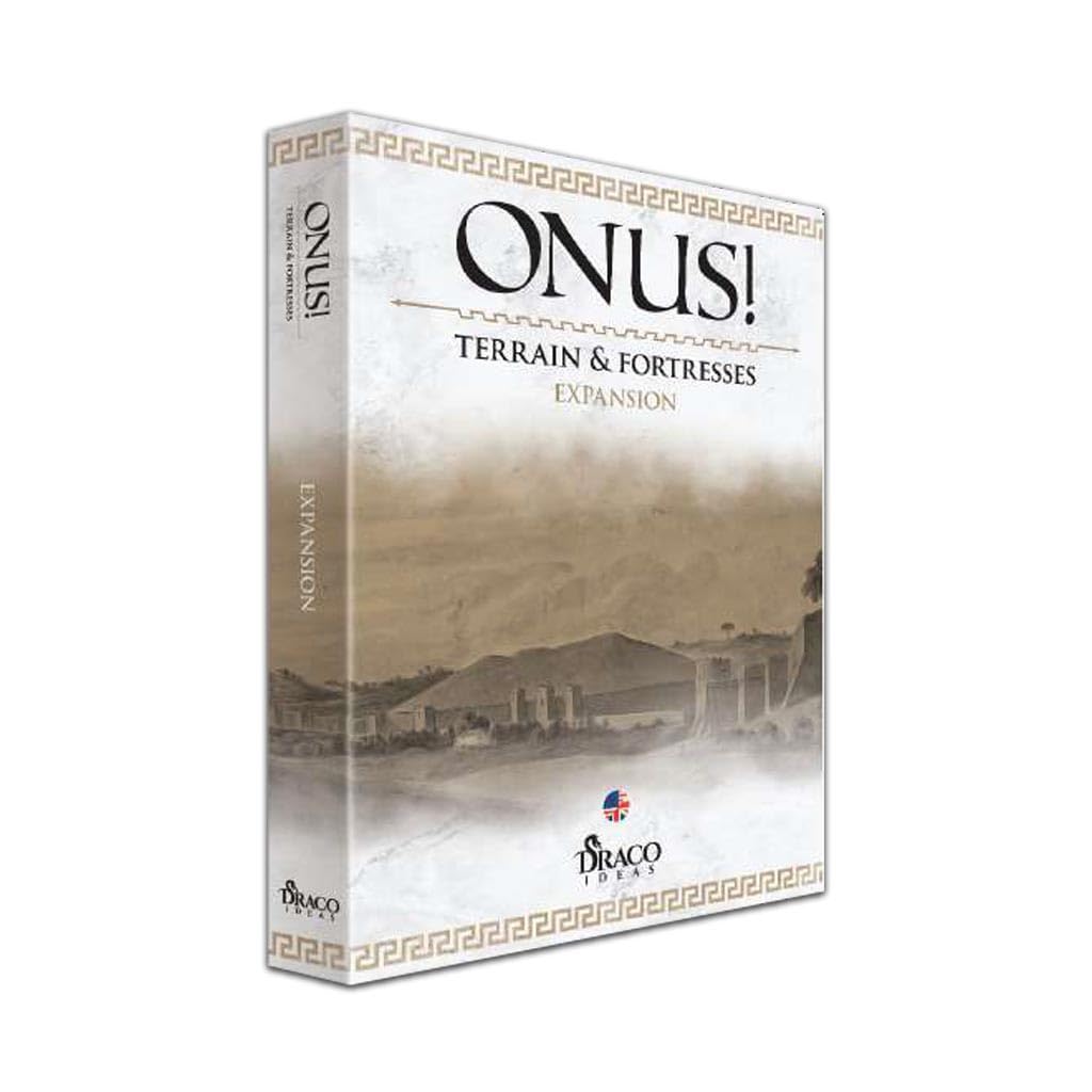 Crowd Games ONUS! Traianus: Terrain & Fortresses Expansion - Adds Terrain Features, Siege Rules, Fortifications & Incendiary Weapons, Transparent Components for Any Game Mat