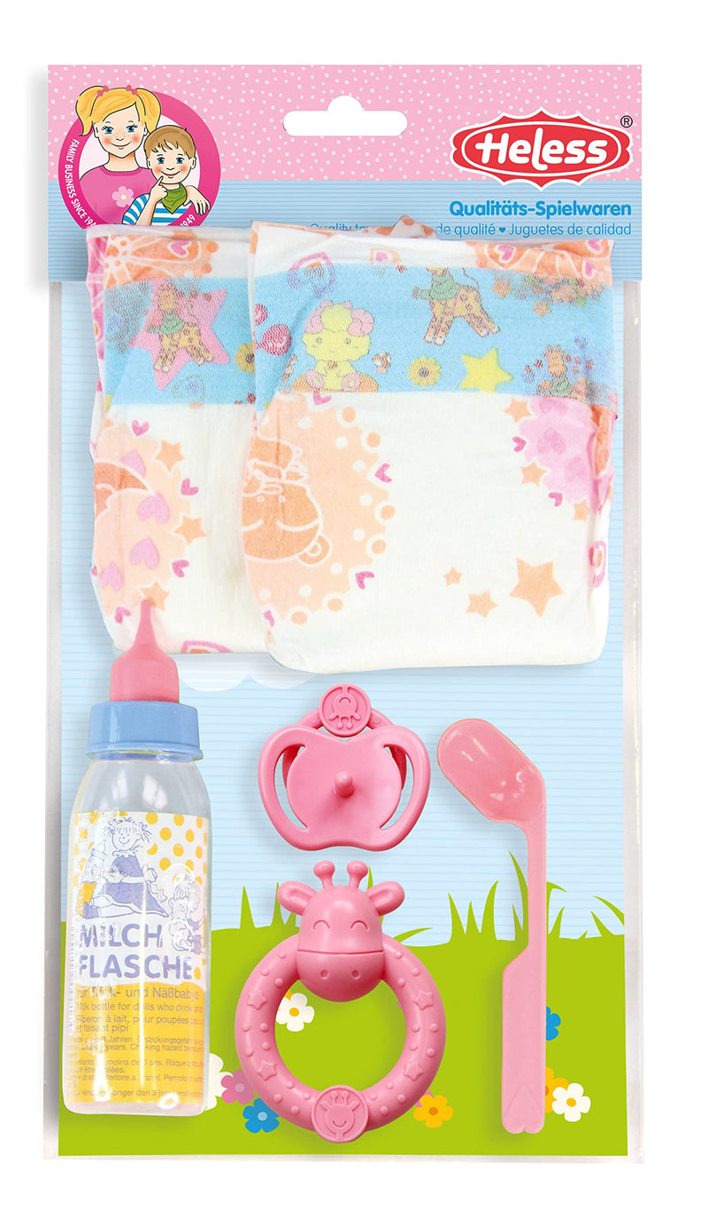 Heless - Poppenverzorging Accessoires Set 6dlg.