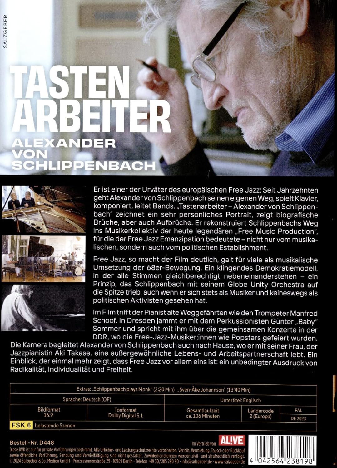 URBACH, TILMAN - TASTENARBEITER - ALEXANDER VON SCHLIPPENBACH