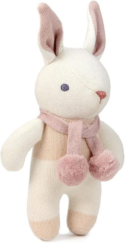 ThreadBear Design: Pretty Baby Threads Soft Teddy Doll for Christening Gifts Adorable Baby Threads for Newborns Cute Teddy Dolls for Baby Showers (Cream Gift Set