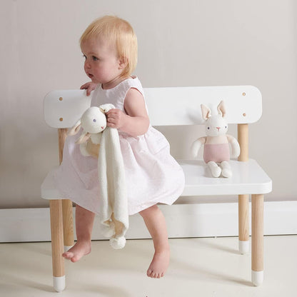 ThreadBear Design: Pretty Baby Threads Soft Teddy Doll for Christening Gifts Adorable Baby Threads for Newborns Cute Teddy Dolls for Baby Showers (Cream Gift Set