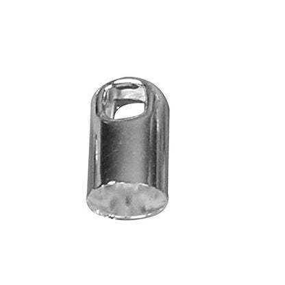 End Caps, D: 4,2 mm, silver-plated, SP, 8 pcs