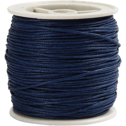 Baumwollband 1 Mm 40 M Blau
