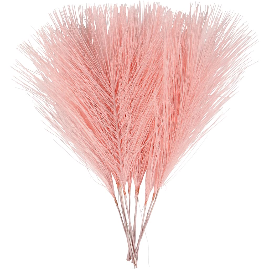 K?nstliche Federn L 15 Cm B 8 Cm 10 Stck. Rosa