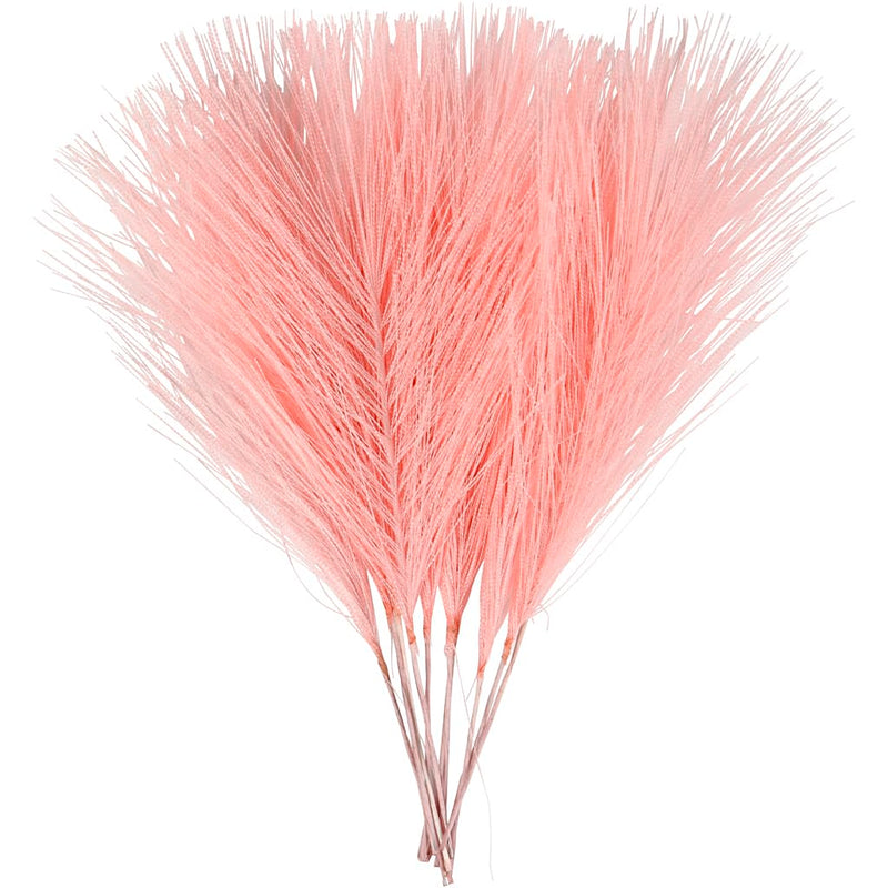 K?nstliche Federn L 15 Cm B 8 Cm 10 Stck. Rosa