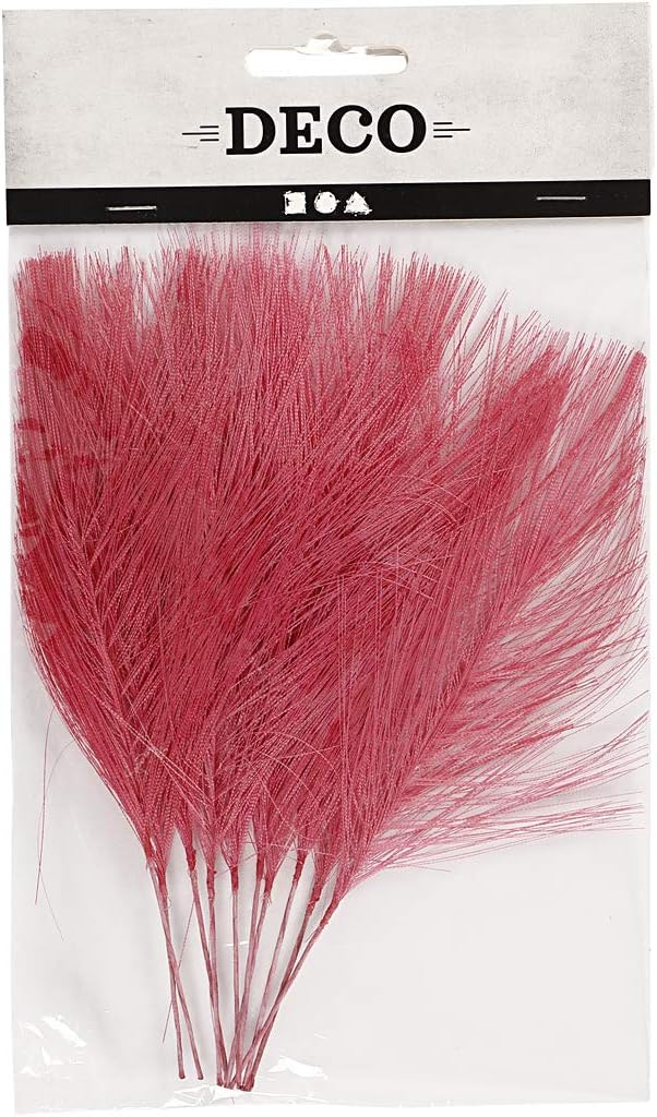 K?nstliche Federn L 15 Cm B 8 Cm 10 Stck. Pink