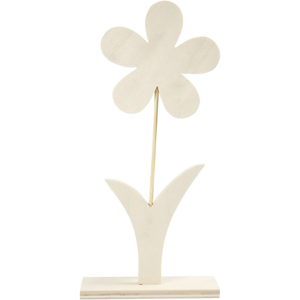 Blume H 26 Cm B 13 Cm 1 Stck. Sperrholz