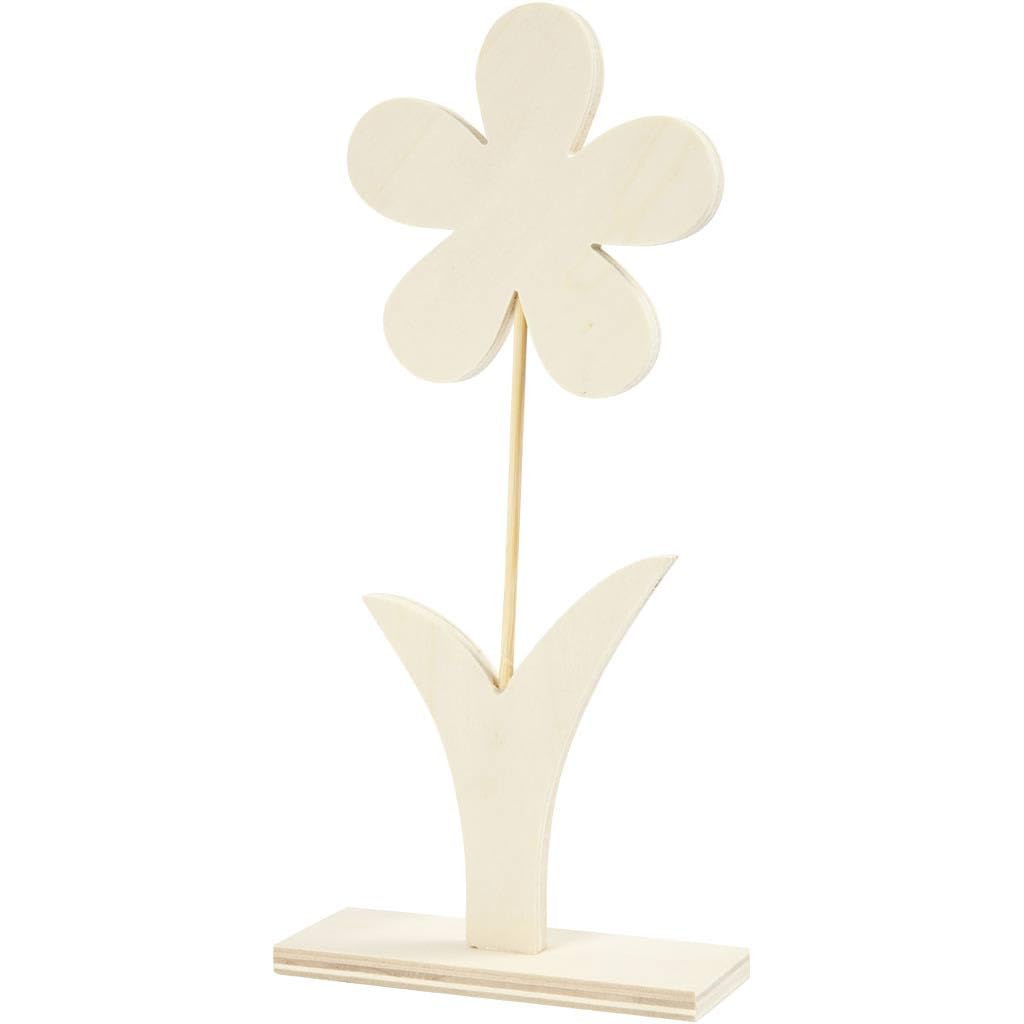 Blume H 26 Cm B 13 Cm 1 Stck. Sperrholz