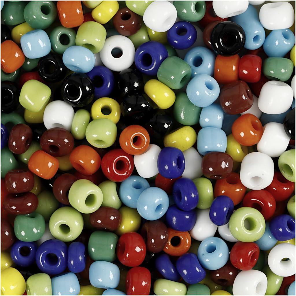 Rocaille Perlen-mix Gr??e 6/0 D: 4 Mm 130 G Sortierte Farben