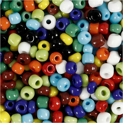 Rocaille Perlen-mix Gr??e 6/0 D: 4 Mm 130 G Sortierte Farben