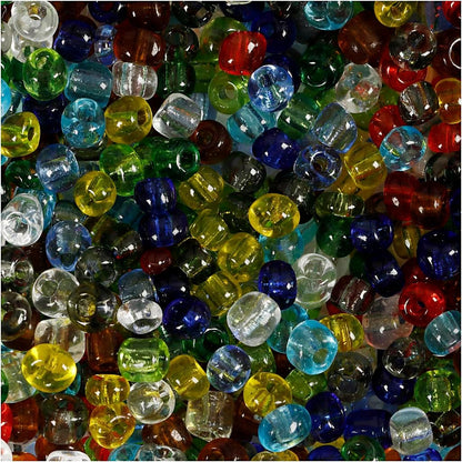 Creativ Cuentas de semillas, transparente brillante, talla única