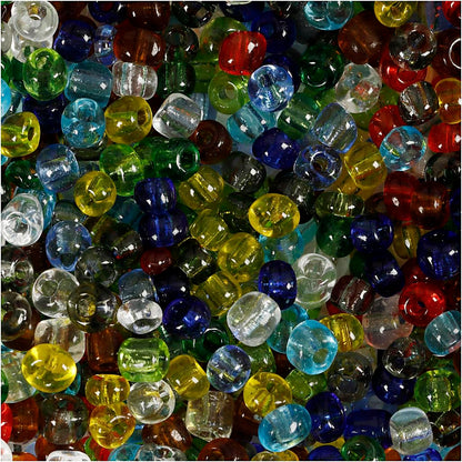 Creativ Cuentas de semillas, transparente brillante, talla única