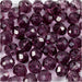 Creativ Glas acryl kralen, paars, one size