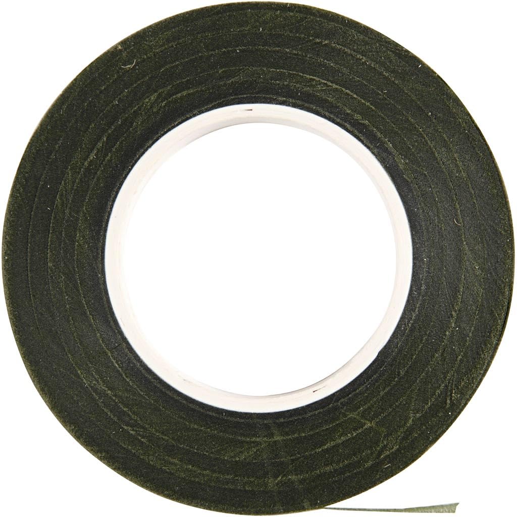 Florales Klebeband B 12 Mm 27 M Dunkelgr?n
