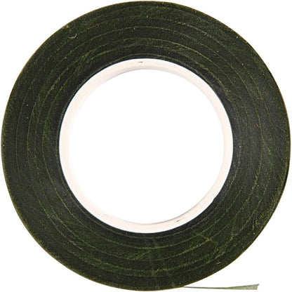 Florales Klebeband B 12 Mm 27 M Dunkelgr?n