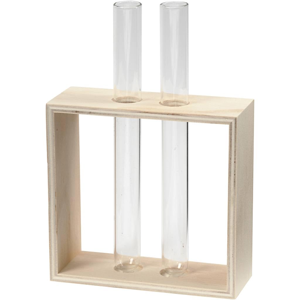 Creativ Company - Houten Rek met Reageerbuizen 3dlg.