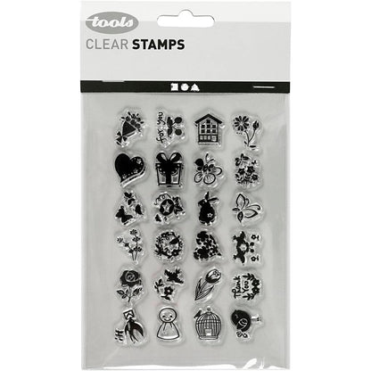Creativ Company - Silicone Stempels Kleine Lieve Groetjes 1 Vel