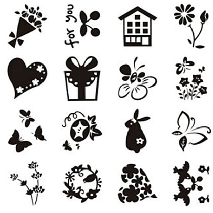 Creativ Company - Silicone Stempels Kleine Lieve Groetjes 1 Vel
