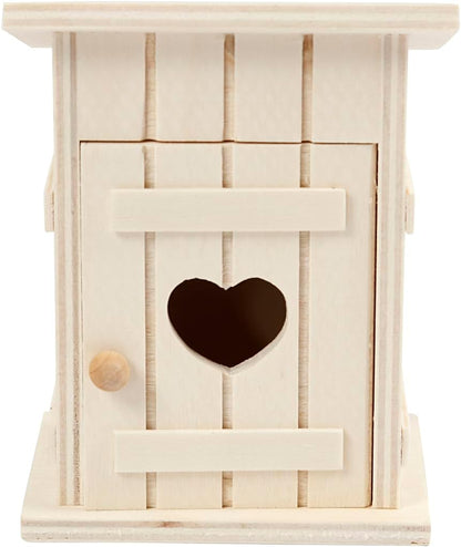 Miniature Toilet House L Approx. 8 cm W Approx. 6.5 cm
