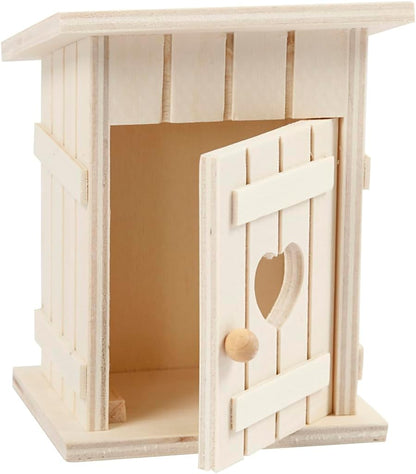 Miniature Toilet House L Approx. 8 cm W Approx. 6.5 cm