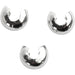 Bow Covers – Crimp Beads – Silver – 5 mm – Pack of 50