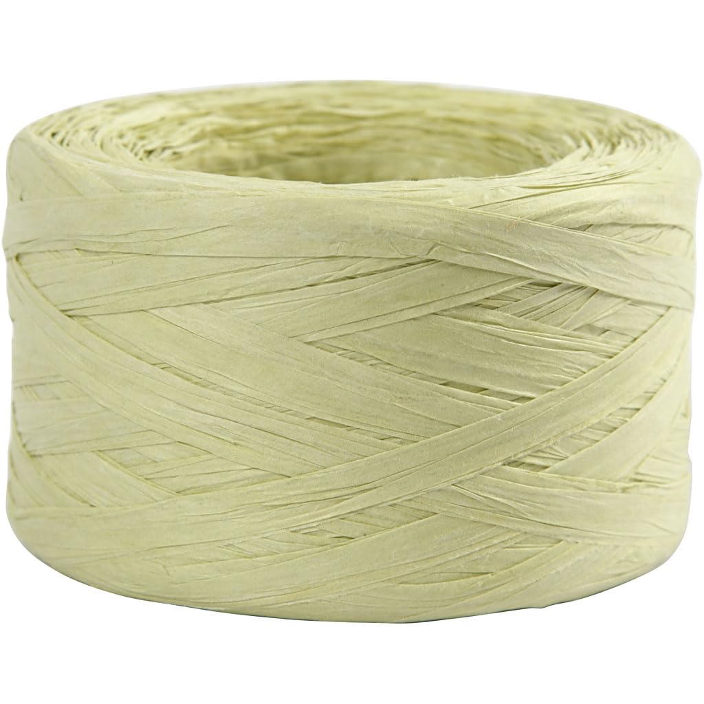 Paper Raffia 100 m Length 7-8 mm Light