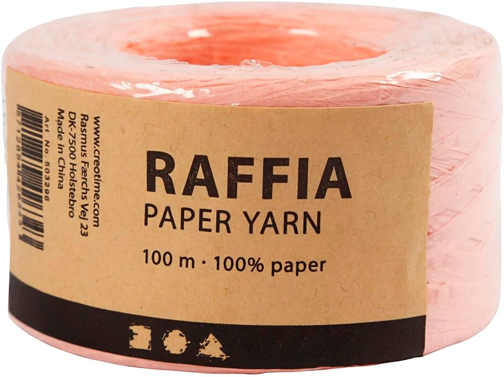 Paper Raffia 100m Length 7-8mm Light
