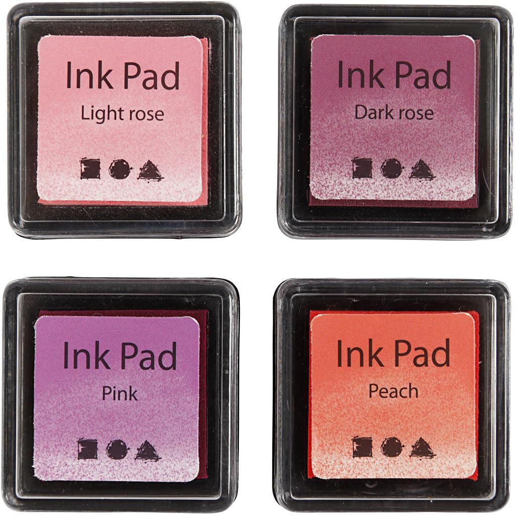 Creativ Company - Stempelinkt Roze Tinten 4st.