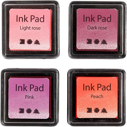 Creativ Company - Stempelinkt Roze Tinten 4st.