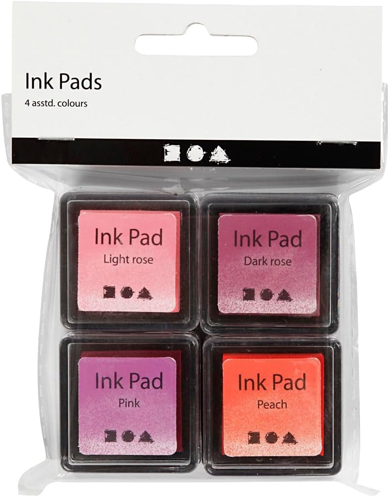 Creativ Company - Stempelinkt Roze Tinten 4st.