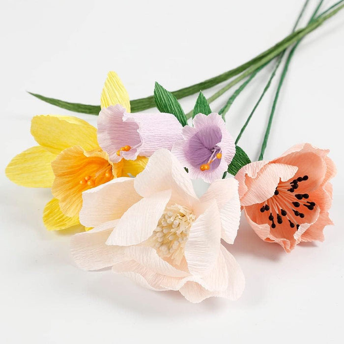 Petal Stamens Length 6.4 cm Diameter 2 mm Pack of 100 Creotime White